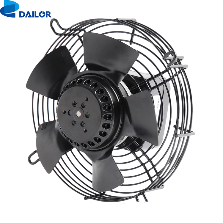 ventilador axial de 250 mm con motor de rotor externo AC EC