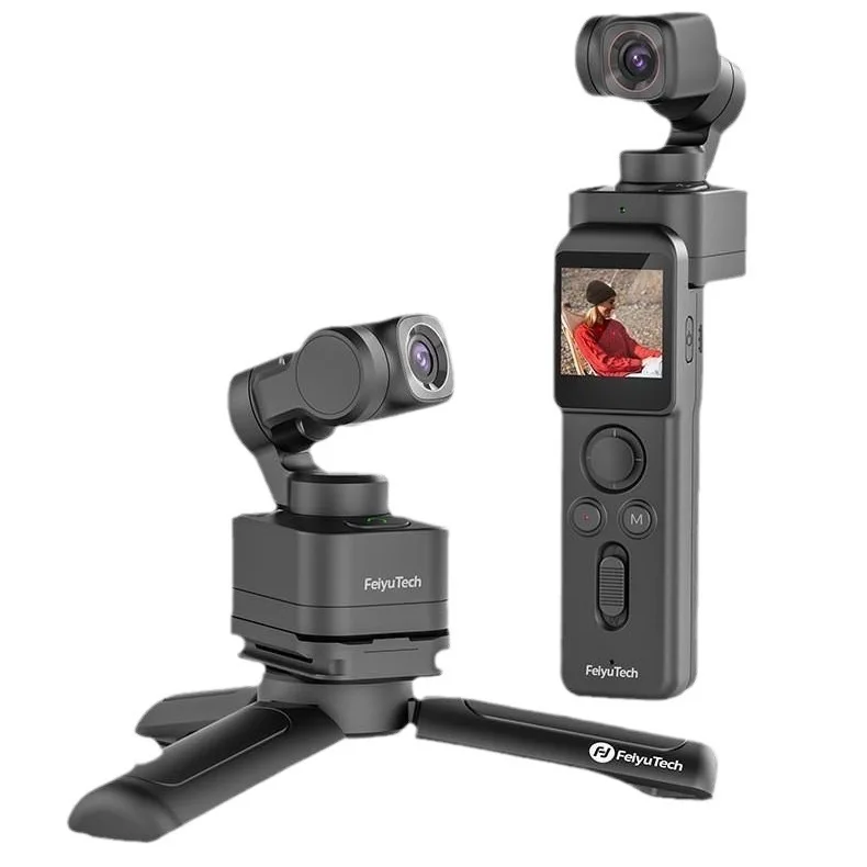 ビデオカメラ GIMBAL CAMERA(Feiyu Poket SE) Feiyu Pocket 3 Gimbal Camera Kit 4K 180° Wideangle Stabilizer