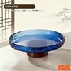 Hammered Acacia Wood (flat) Blue