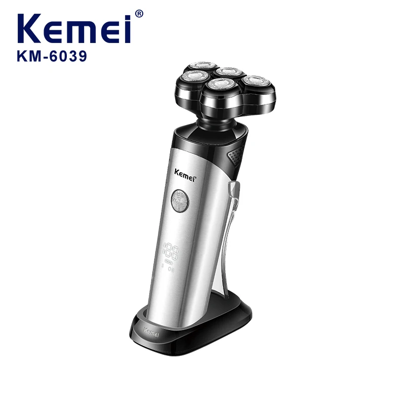 Rechargeable & Waterproof Electric Shaver for Men With Digital Display