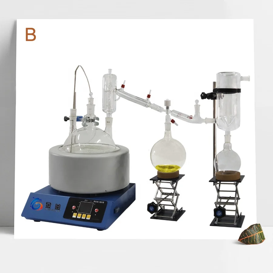 5 Liter Short Path Distillation Machine Turnkey Short Path Distiller for Sale