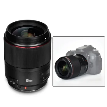 YONGNUO YN35mm F1.4 Bright Aperture Standard Wide-Angle Prime Lens for Canon 5DII D5III 5DIV 5DS 5DSR 6D 7D 6DII 7DII product image
