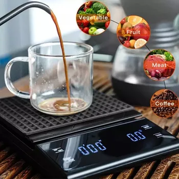 2.0 Digital Kitchen Scale LED Display Professional Electronic Espresso Coffee  Scale Automatic Shutdown Home Barista Accessories - AliExpress