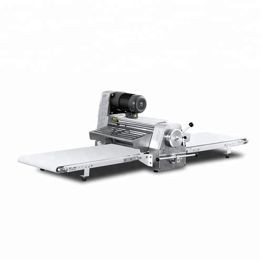 Bakery Machine Electric Pasta Maker Machine Lamination Croissant for Dough Press Dough Roller Dough Sheeter Table Top Style