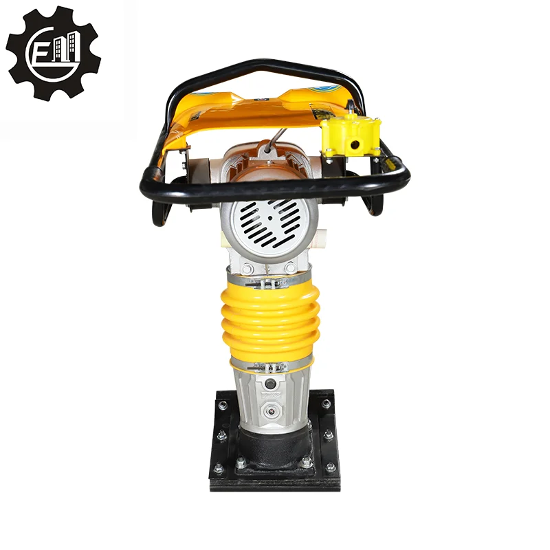 Высококачественный Ручной Ударный вибратор трамбовка почвы Электрический прыгающий домкрат уплотнитель HCD110 трамбовочный трамбовщик для продажи