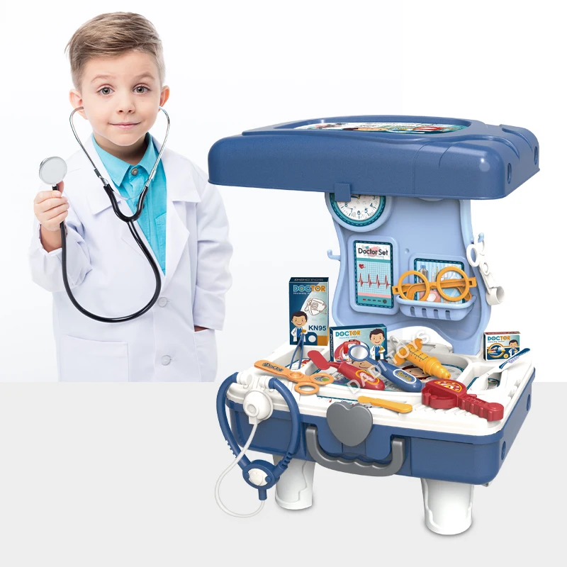 Role Playing Medical Trolley Toy Box Doctor Toys for Kids