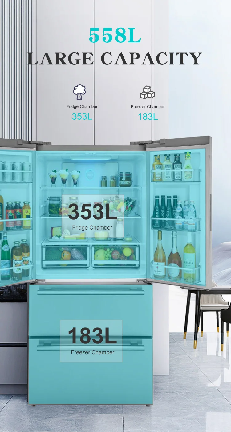 558l Home Use Home Appliances French Door Refrigerator Buy French