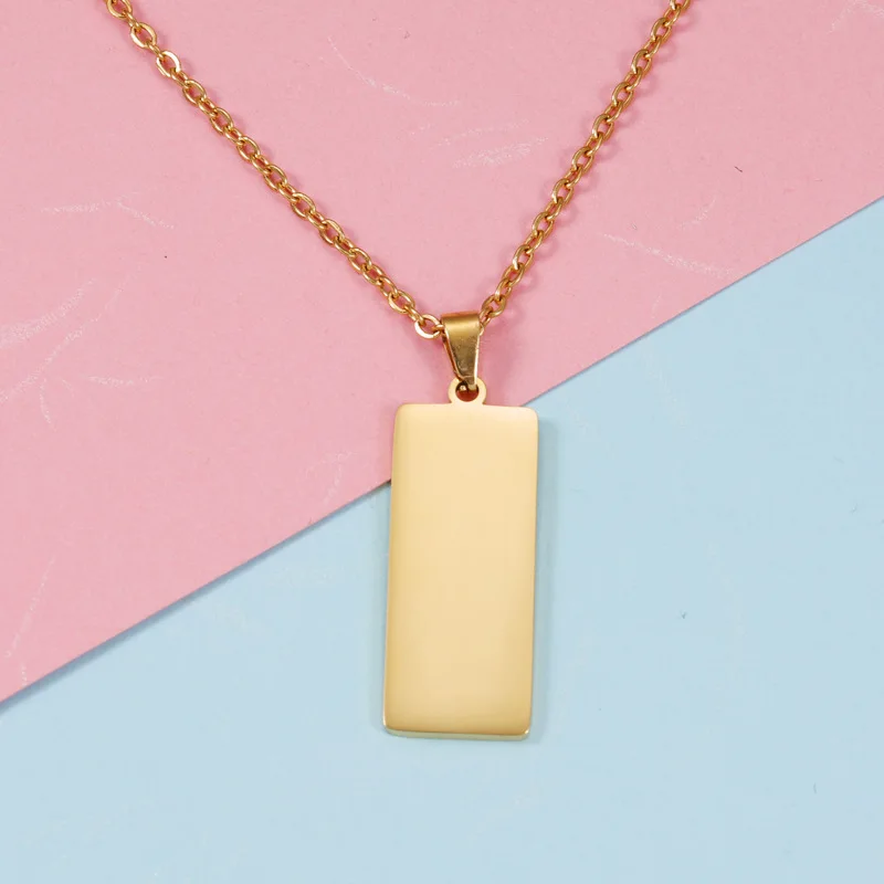 Custom Engrave Jewelry Necklace