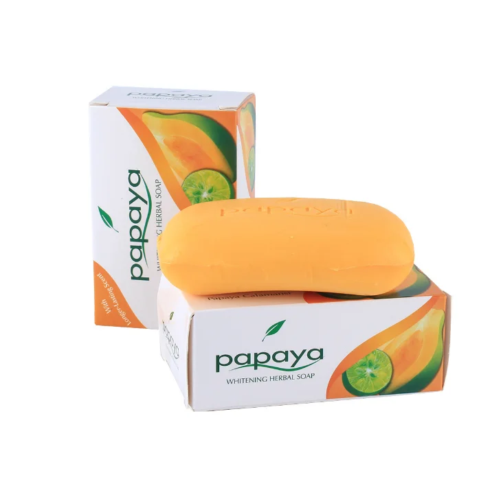 125grams Papaya Calamansi Whitening Herbal Fruit Natural Extract Soap