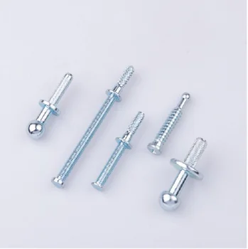 Cold Forged China wholesale carbon steel Iron ball head stud for car ball head shank machine bolt for furniture