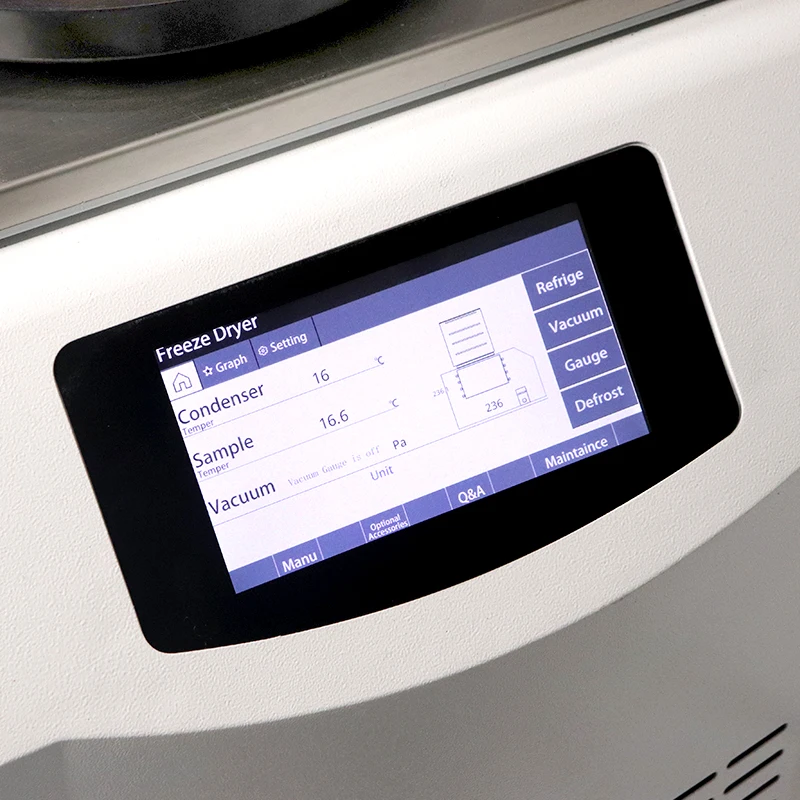 Laboratory Vacuum Benchtop Lyophilizer Factory Price