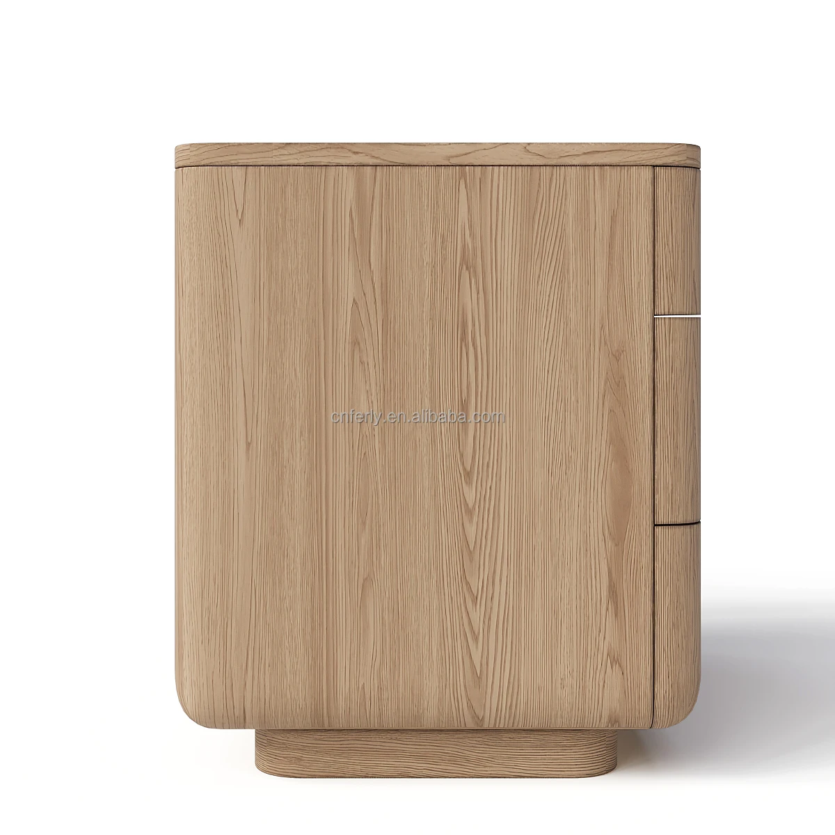 FERLY 2024 New Style Bedside Table Modern Luxury 3 Drawer Dresser Nightstand Bedside Table for Bedroom