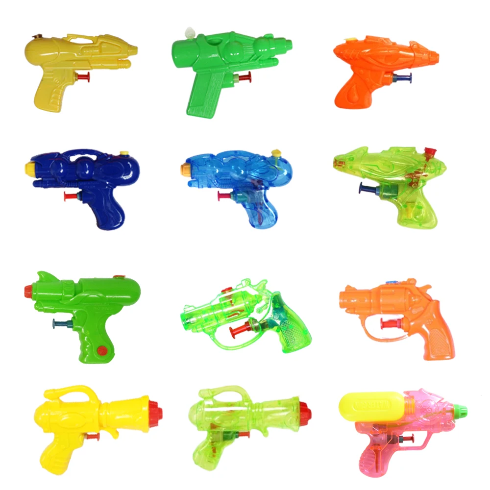 Pack De 12 Pistolas De Agua De 20 Cm – Multicolor, Para Verano, Playa Y Piscina, Regalo Infantil