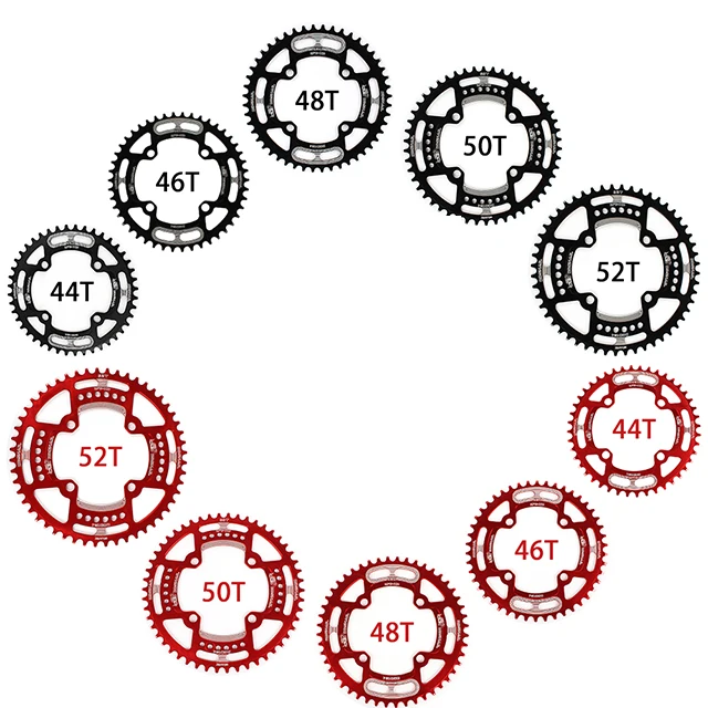 SNAILナローワイドMTBチェーンリング104BCD44/46/48/50/52Tチェーン