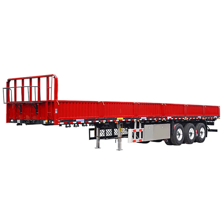 Commercial Truck Trailer 3 Axle Box Semi Trailer