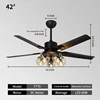 5 lights - 42 inches