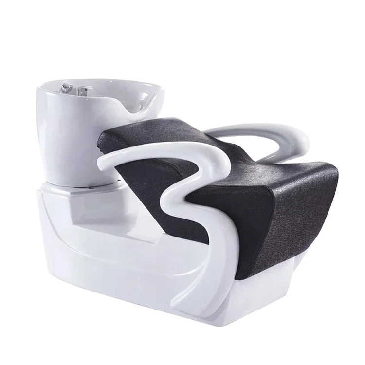 Bomacy Classic Hair Salon Furniture Hair Washing Reclining Salon Shampoo Chair With Basin
