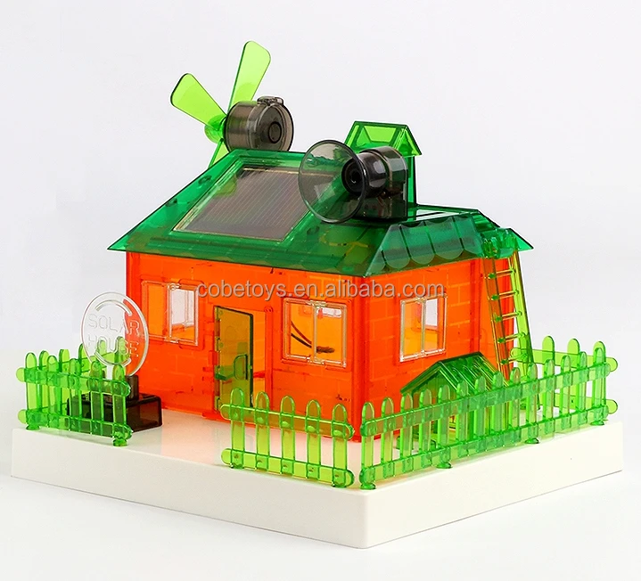 Детская пластиковая игрушка для дома на солнечной батарее с подсветкой и