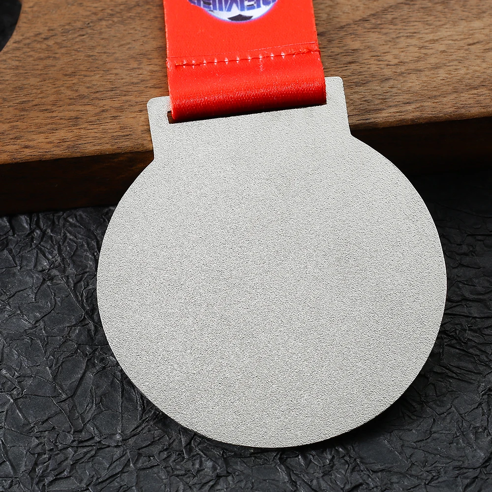 Fabrik Custom Medaillen Sport Metall Logo Emaille Auszeichnung Medaille 2d 3D Gold Silber Fußball Medaillen mit Band 2
