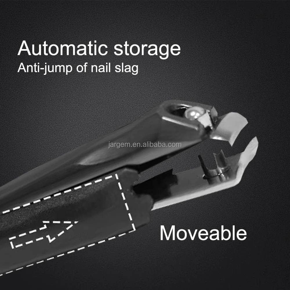 Two Times Sharpening Nail Clippers With Catcher Finger Nail Clippers