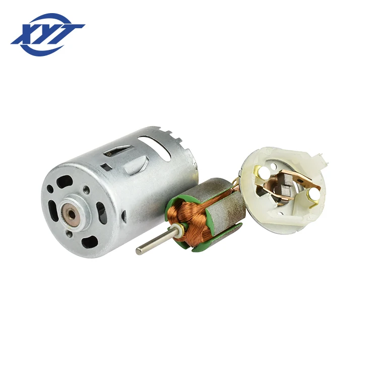24 Volt DC Tubular Mini Electric Motor 6000Rpm Double Shaft 12V Brushless Commutation Permanent Magnet Construction for