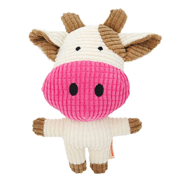 Eco-Friendly Small Size Pomeranian Dog Vocal Toy Bite-Resistant Molar Puppy Toy with Cartoon Style Wholesale Spot