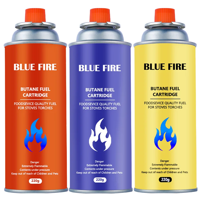 Effective 220250g Disposable Butane Gas Cartridge Camping Stoves Butane Fuel Canister Portable