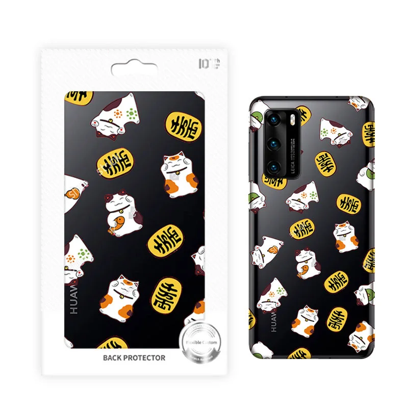 3D Красивая полупрозрачная пленка для тиснения задняя из ПВХ режущих машин сырье наклейка на заднюю крышку мобильного