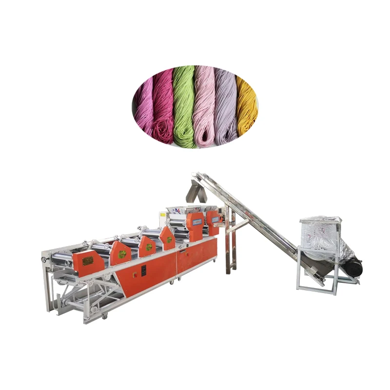 Automated Udon Japanese Ramen Noodle Making Machine Cup Noodle Cutter Semi Automatic Non Fried Instant Noodles Production Line