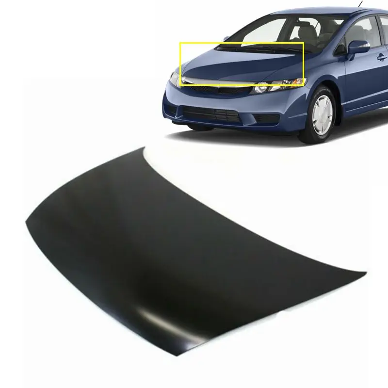 auto parts replacement car body kit metal steel hood panel for Honda civic 2006-2011 2010