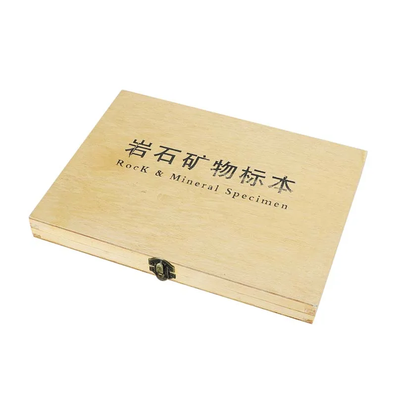 product customized natural mineral rock specimens box set wholesale rough crystal specimen stones science education kit medical science-4