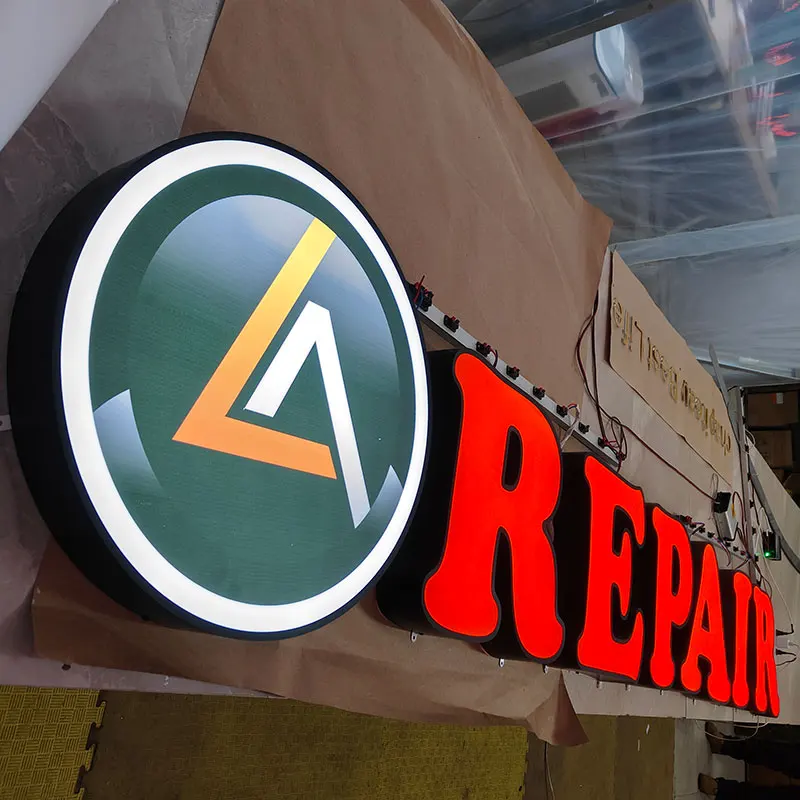 Repair. Call Sign LED Illuminated Letter Mobile Phone Cellphone Repair Sign