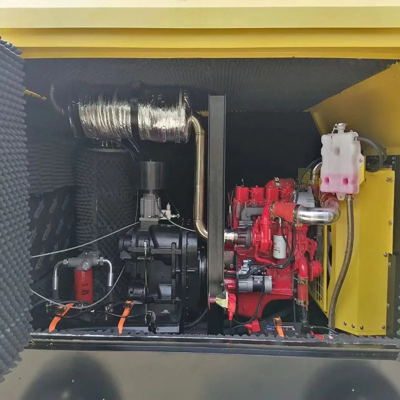 Compressor Machine With Wheels 3.7kw 5.5kw 7.5kw Portable Mini Single Phase Screw Air Compressor