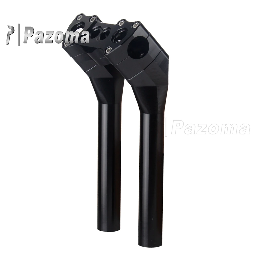 25mm Pullback Riser for 1inch Handlebar 6 8 10 12 Inch Height Riser for  Harley Dyna Street bob Softail Sportster Models, image size:1000x1000