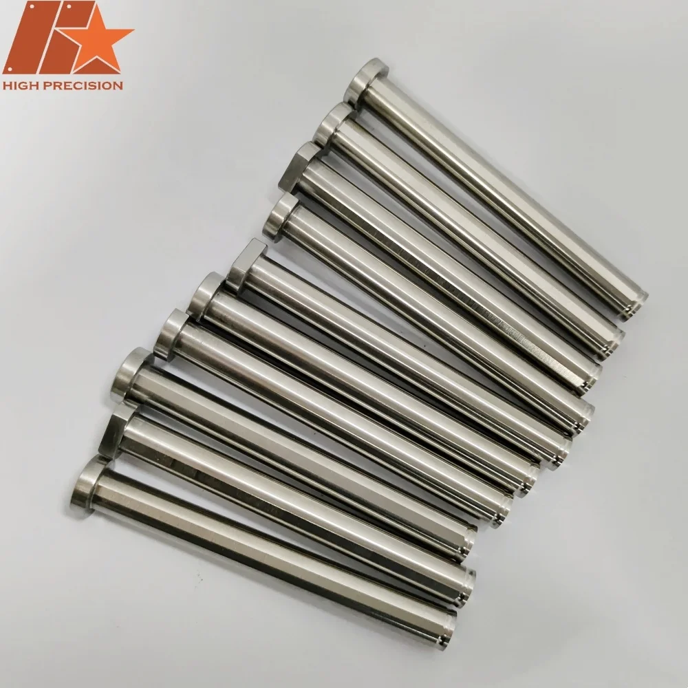 Non Standard Flat Square Ejector Pins Shaped Push Injection Punch