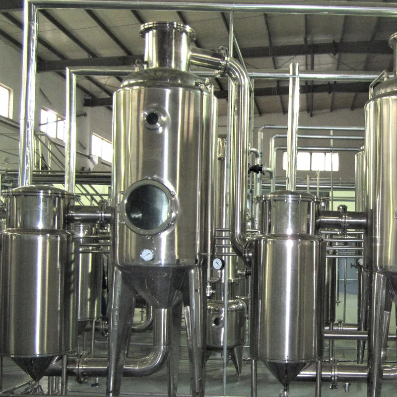 JOSTON Double Effect Vacuum Concentrator Extractor for Wine/Juice/diary Concentration Evaporator
