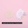 Peau-2 pièces forme goutte d'eau + sachet transparent