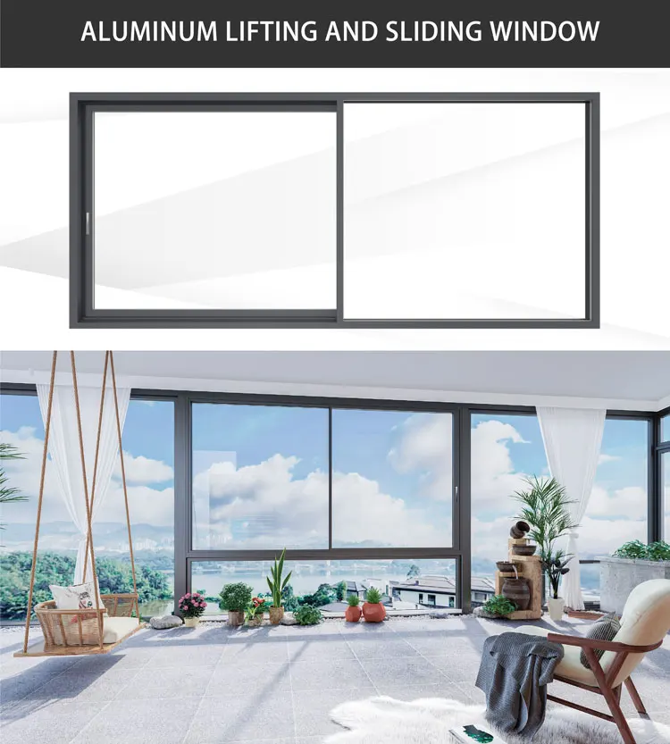 Sliders Windows Samples Modern Villa Custom Hurricane Proof Slim Frame Slide Window Soundproof ...