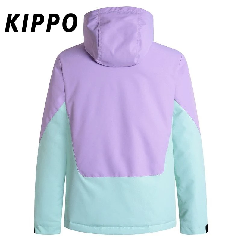 Unisex Ski Jacket Contrast Ski Wear For Men And Women Thickened Warm