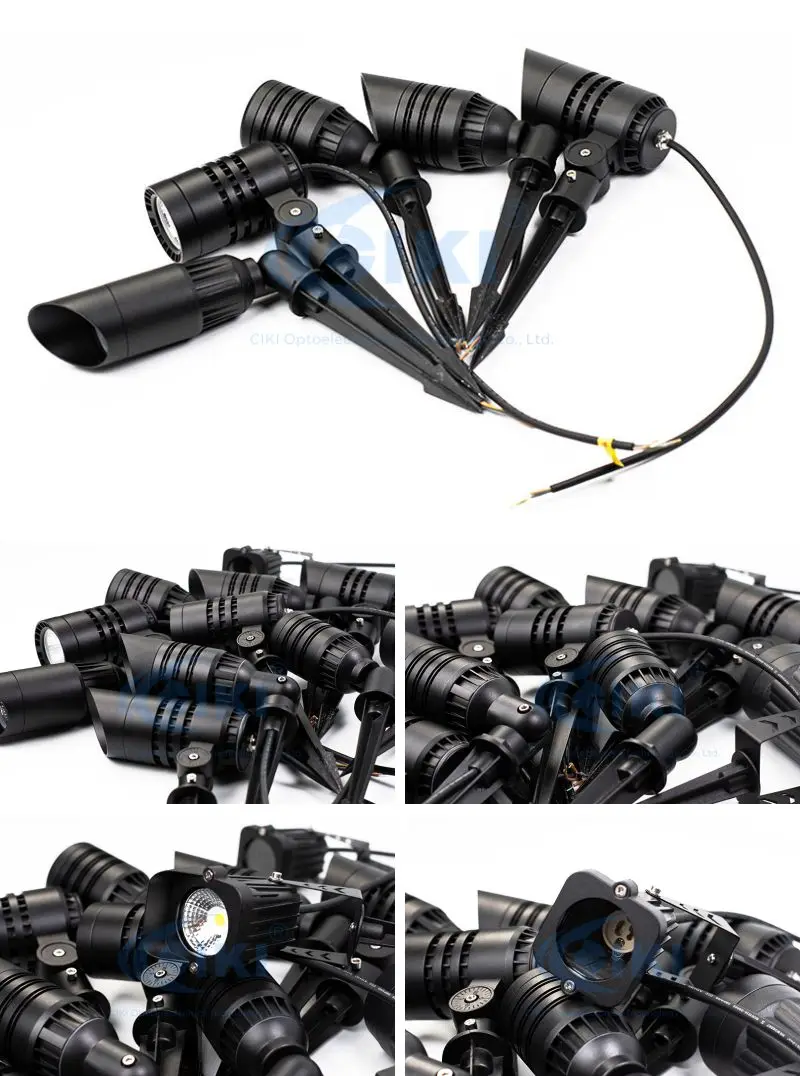 Outdoor Landscape Accent Lighting Spotlight Adjustable Garden Light