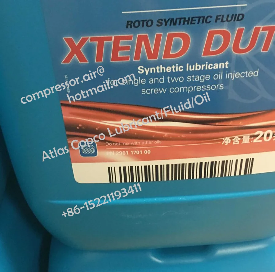 Atlas Copco Lubricants Roto Synthetic Fluid XTEND Duty 5L 2901-1700-00