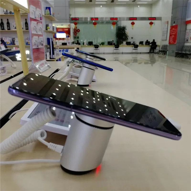 Mobile Phone Security Display Stand Smartphone Anti Theft Alarm Device with Charger Security Device
