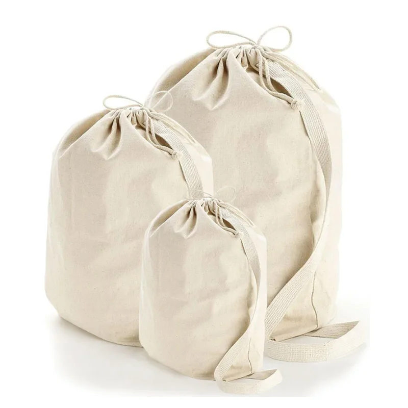 Custom Heavy Duty Shoulder Strap Canvas Laundry Bags In Bulk Buy