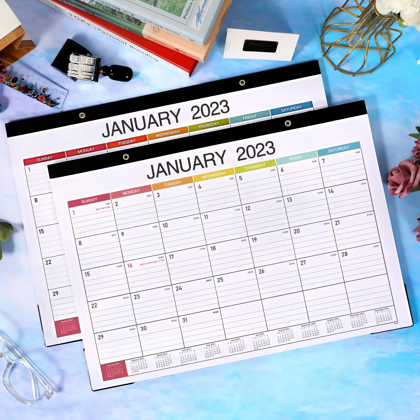 2023 2024 Large Desk Calendar Custom Schedule Planner Yearly Calendar - Buy  2023 New Year Calendar,Yearly Calendar,2023-2024 Calendar Product on  Alibaba.com