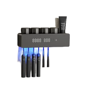 8000mah Wireless Rechargeable Dental UV Toothbrush Sterilizer Heat Drying Function Multi-Purpose Teeth Whitening Accessories