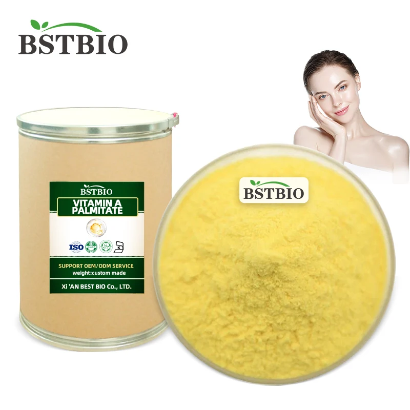 BSTBIO CAS 79-81-2 VA Retinyl Retinol Palmitate 250,000IU/g Vitamin A Palmitate Powder