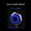 Luce ad anello blu nero