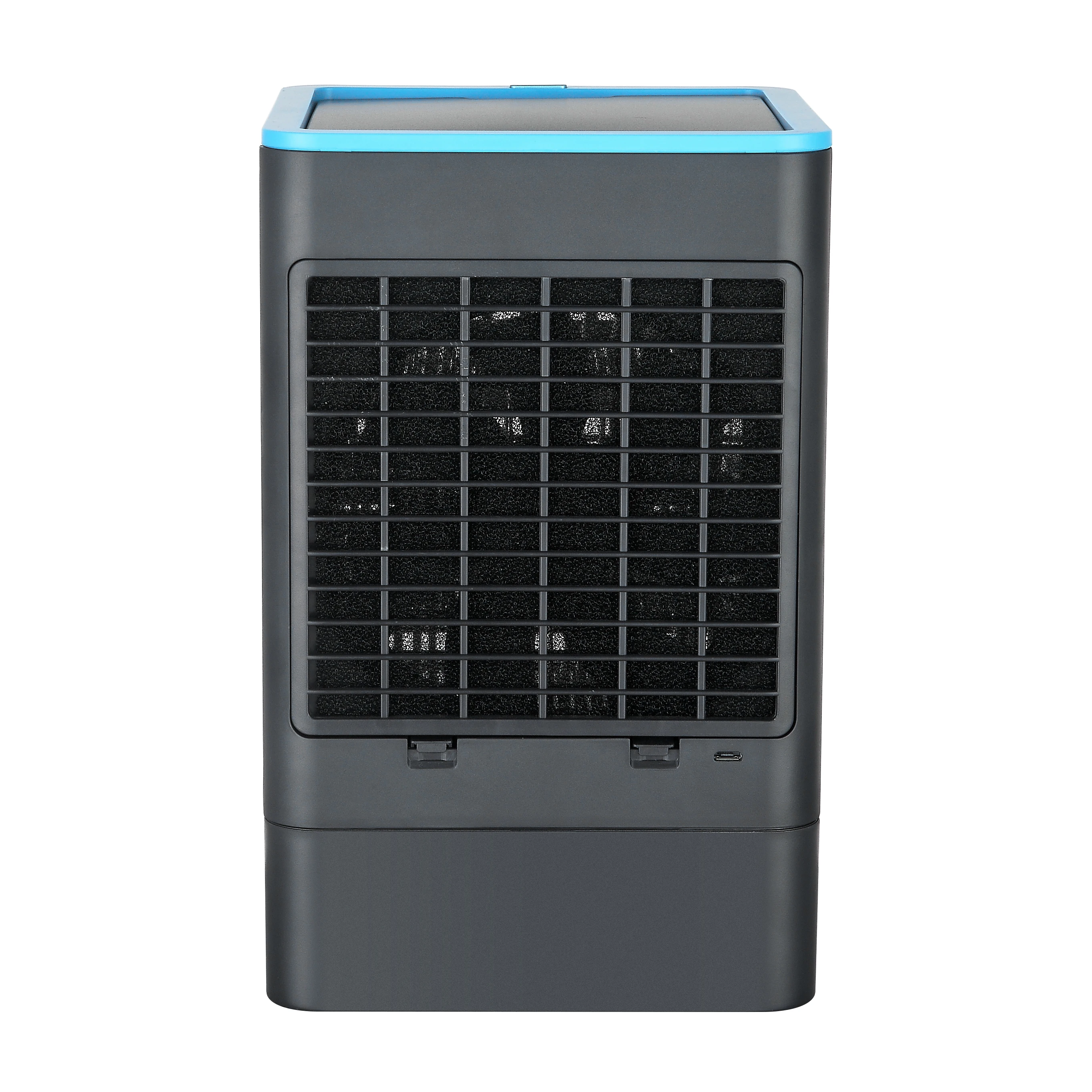 Draagbare, kleine, oplaadbare airconditioner met verdampingskoeling en mini-ventilator voor thuisgebruik_voghion.com