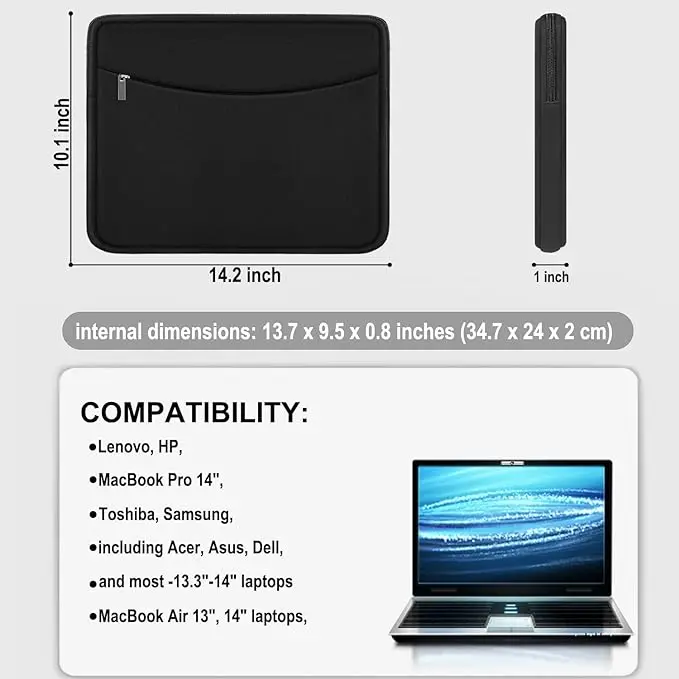 product computer laptop carrying sleeve bag briefcase business slim lightweight shockproof protective simple carrying computer bag-6