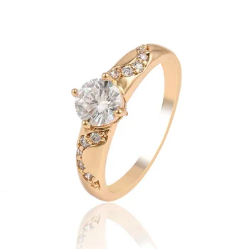13959 Xuping engagement wedding ring, big diamond rings jewelry women, cheap price 18k gold ring